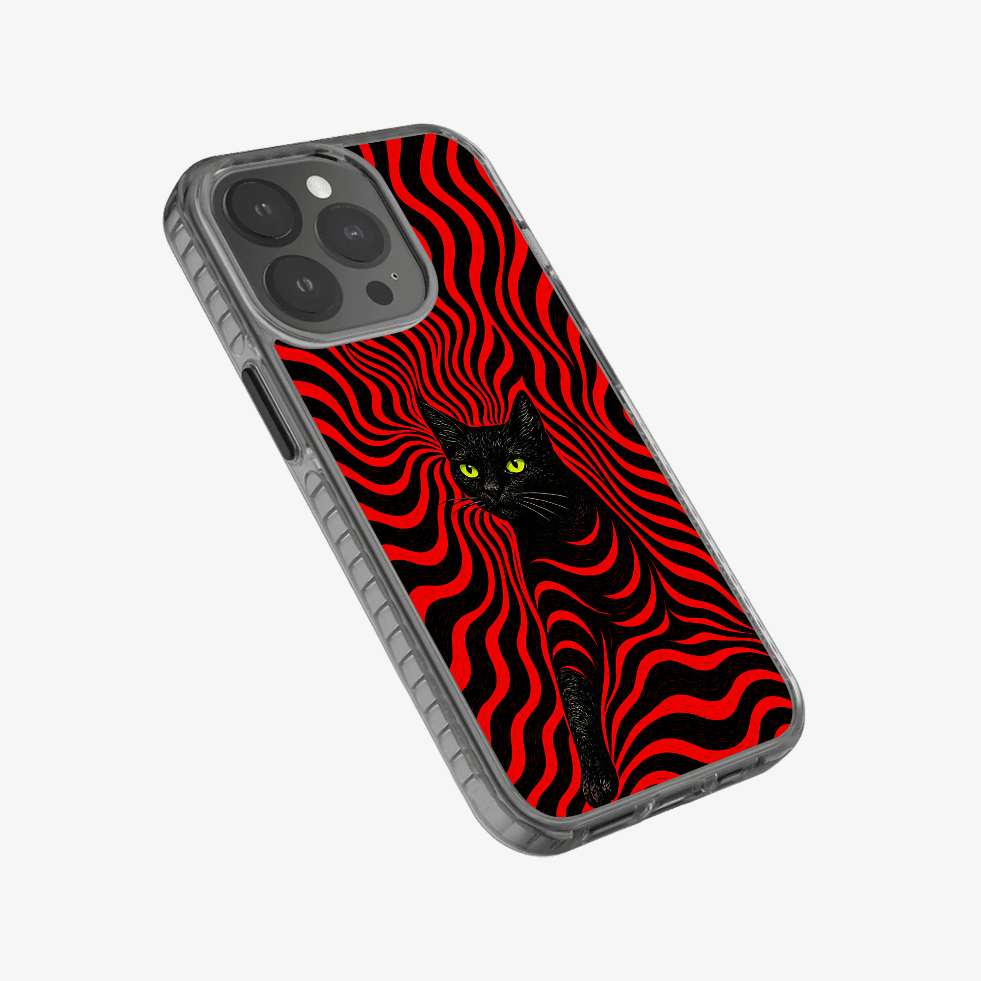Red Alert Cat Phone Case
