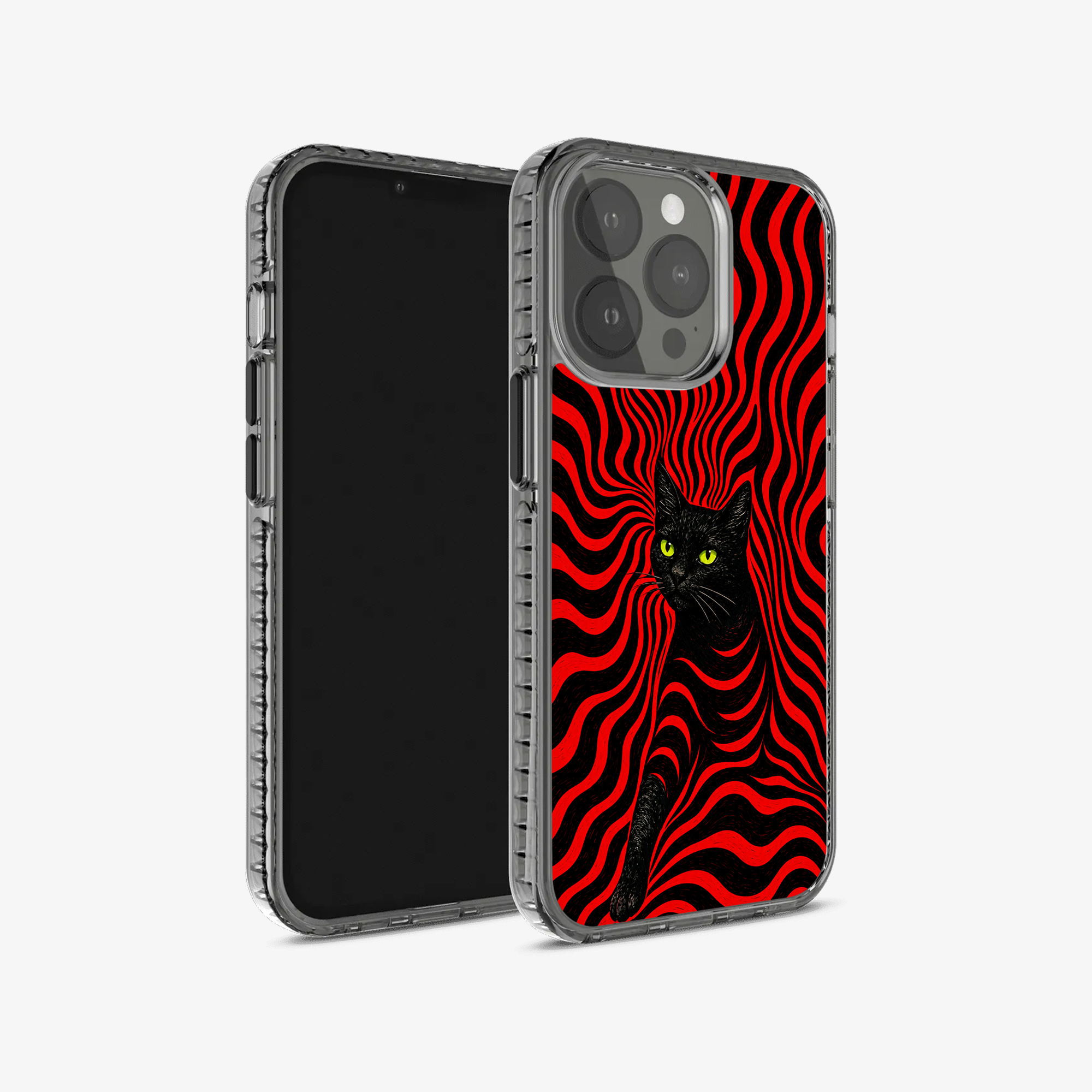 Red Alert Cat Phone Case