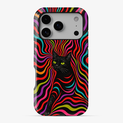 Trippy Whiskers Phone Case