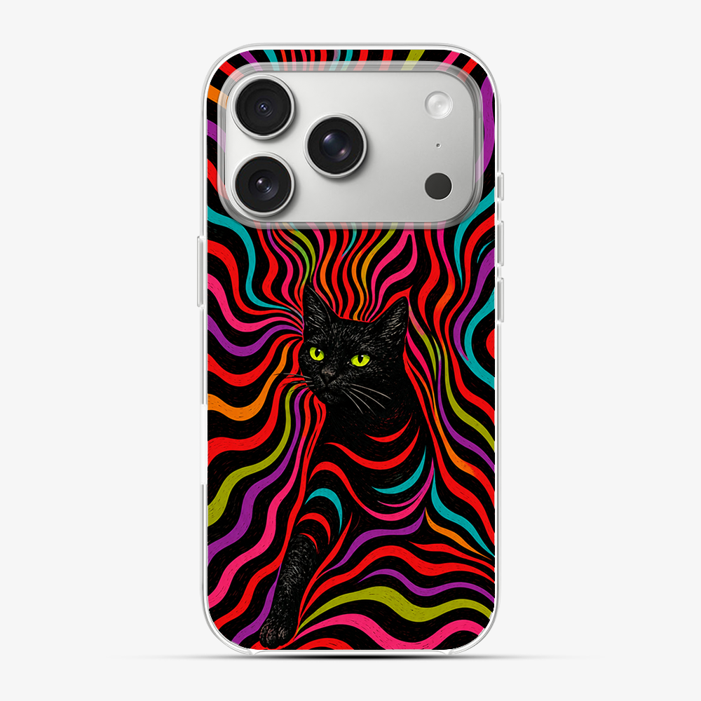 Trippy Whiskers Phone Case