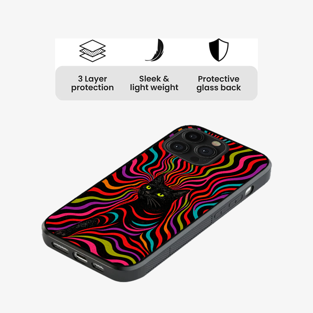 Trippy Whiskers Phone Case
