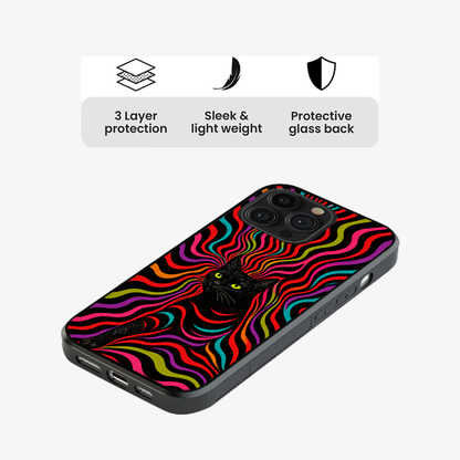 Trippy Whiskers Phone Case