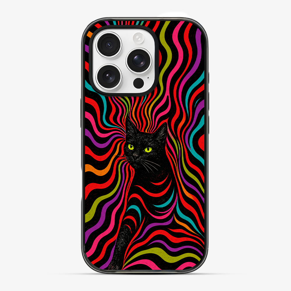 Trippy Whiskers Phone Case