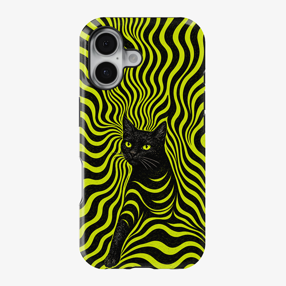 Neon Meow Phone Case