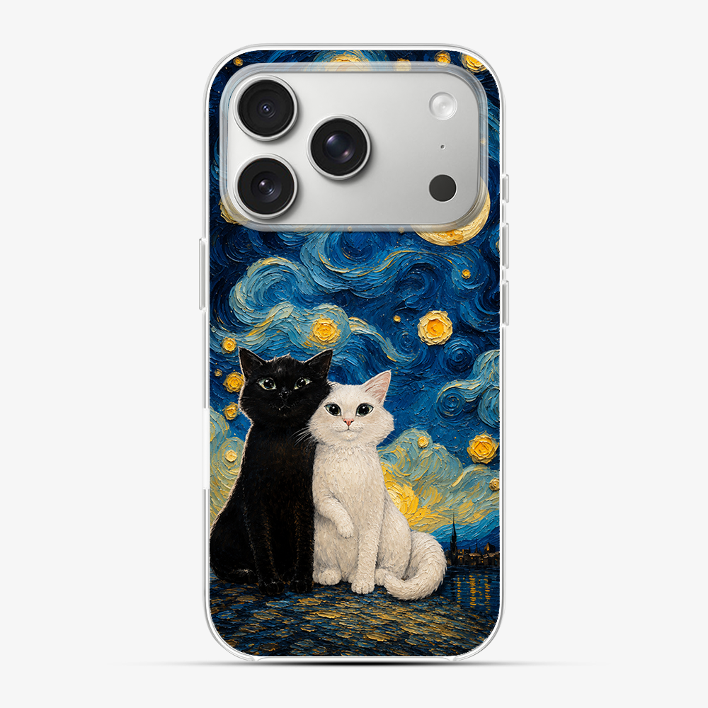 Moon Mood Cat Phone Case