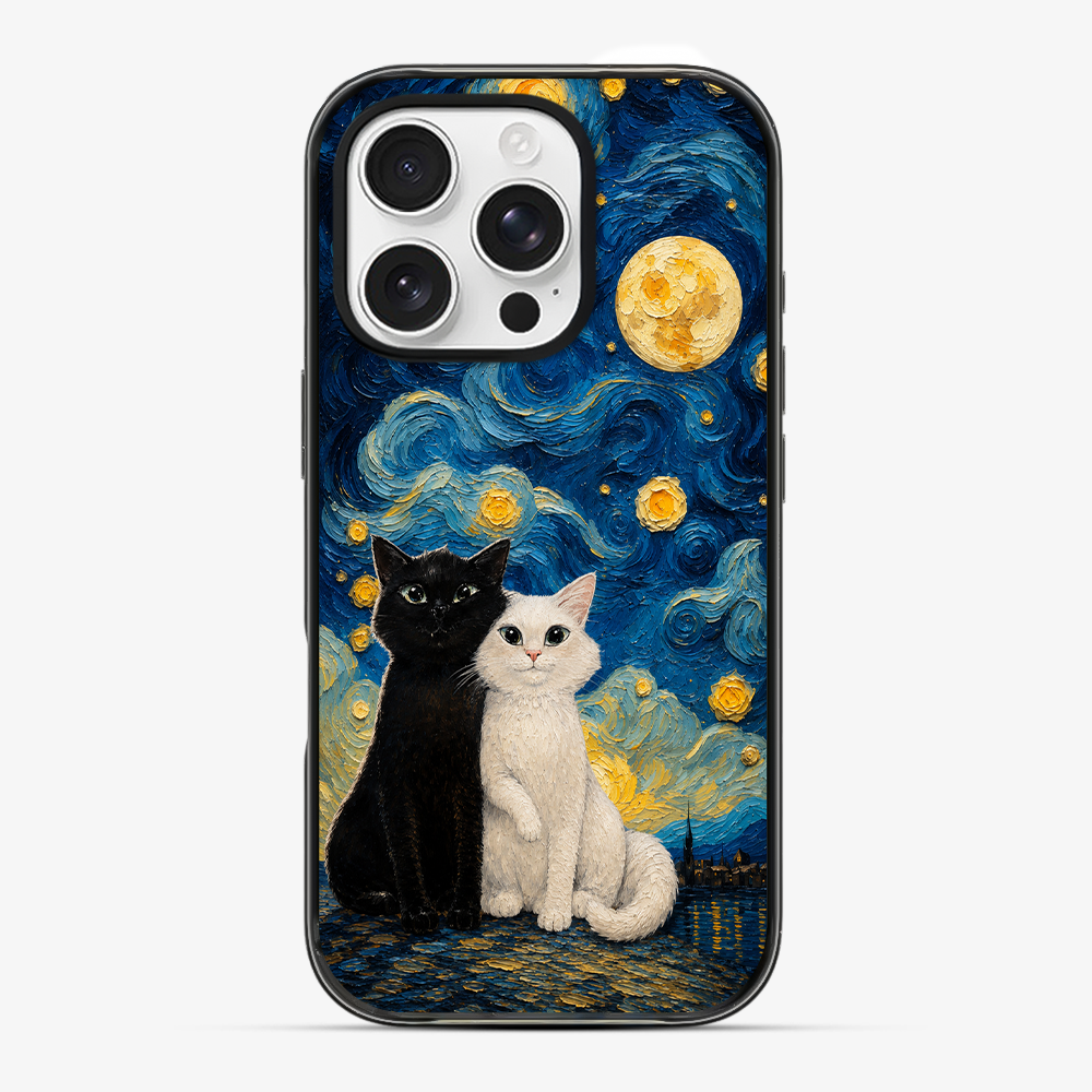 Moon Mood Cat Phone Case