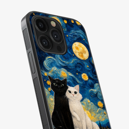 Moon Mood Cat Phone Case