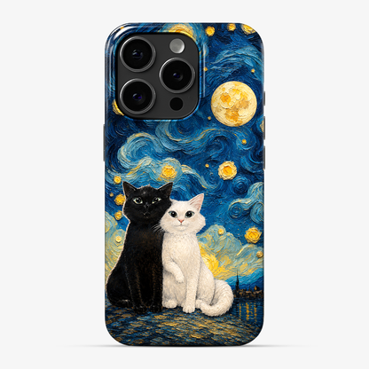 Moon Mood Cat Phone Case