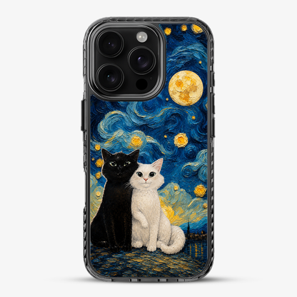 Moon Mood Cat Phone Case