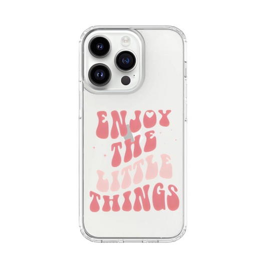 Enjoy The Little Things Case | Pink