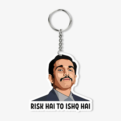 Risk Hai To Ishq Hai KeyChain