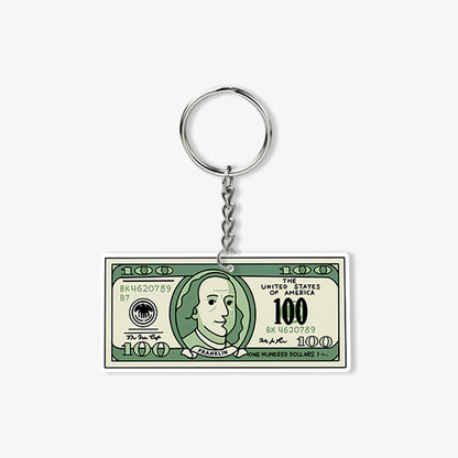 100 Bucks KeyChain