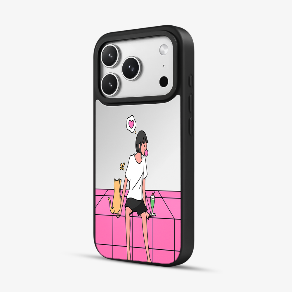 Chill Girl Mirror Phone Case