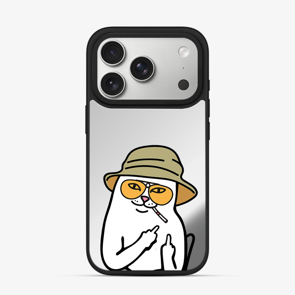 Cat Showing OFF Mirror Phone Case