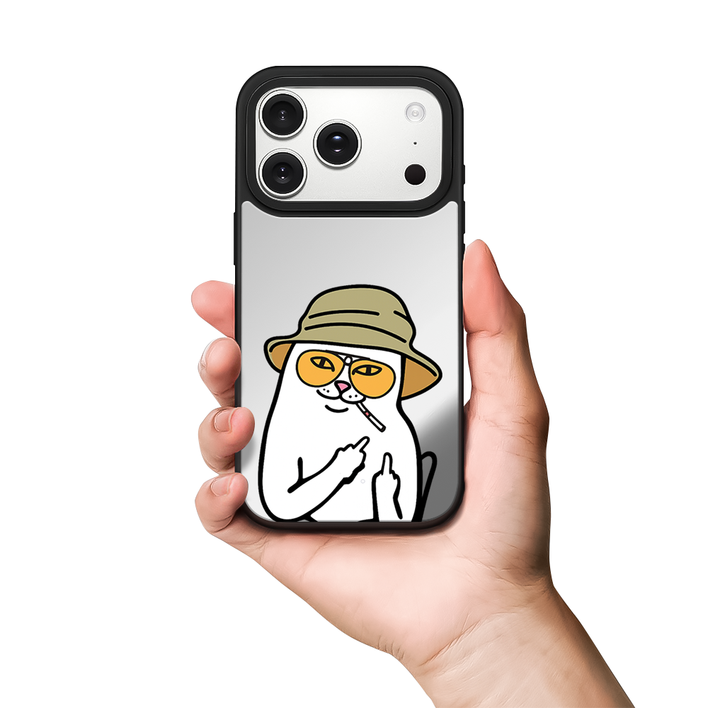 Cat Showing OFF Mirror Phone Case
