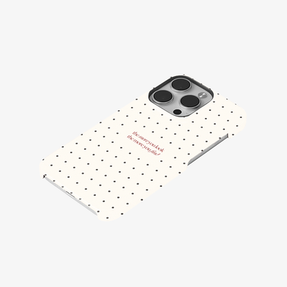 Vanilla Dot Diary Phone Case