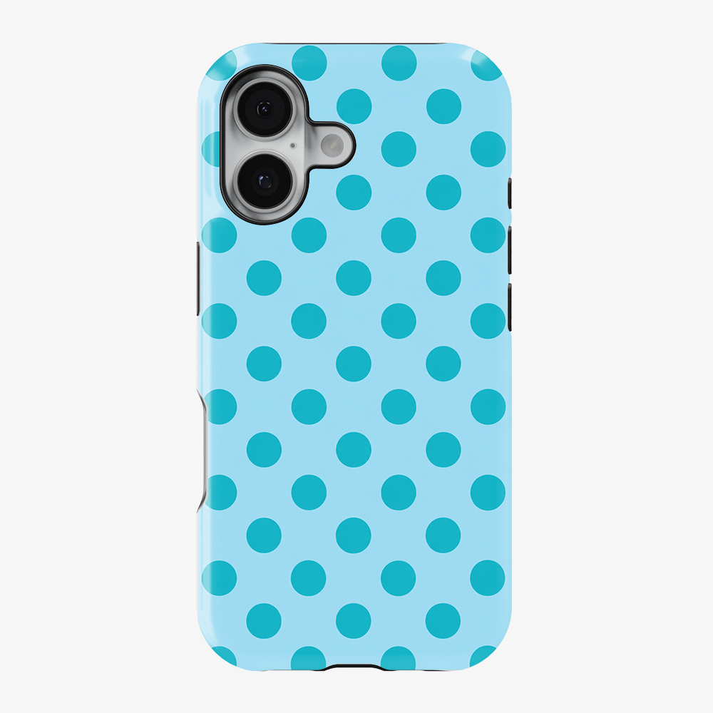 Aqua Dot Splash Phone Case