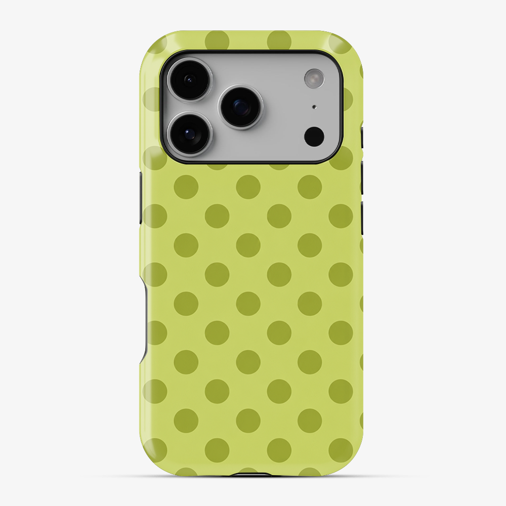 Lime Light Dots Phone Case