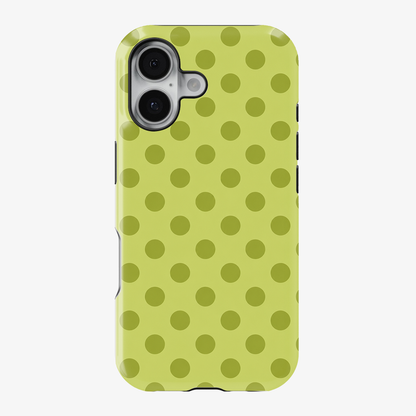 Lime Light Dots Phone Case
