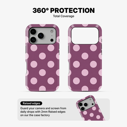 Mauve Dot Muse Phone Case