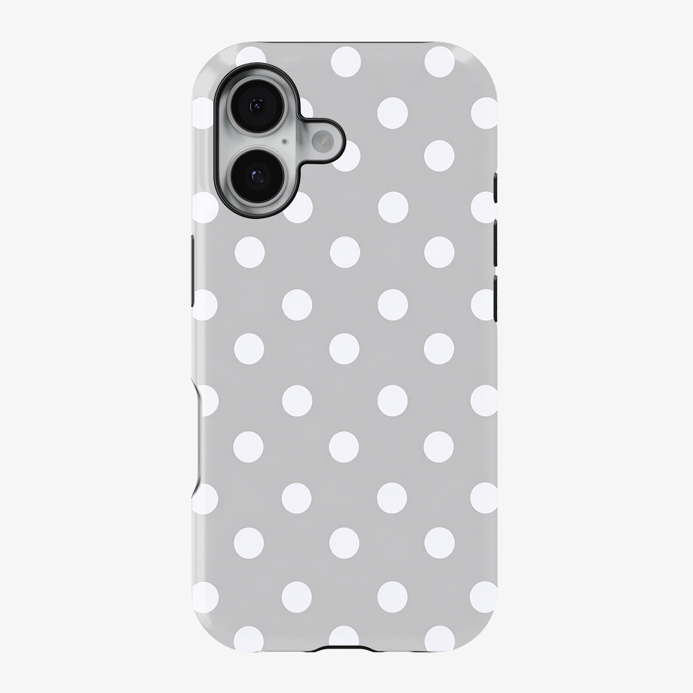 Silver Lining Dots Phone Case