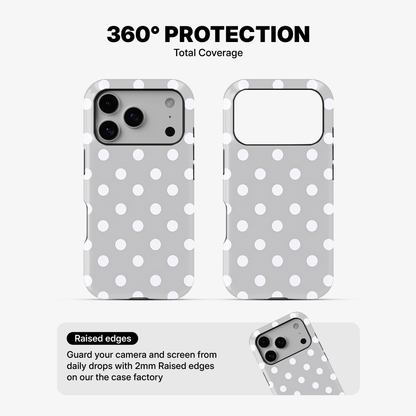 Silver Lining Dots Phone Case