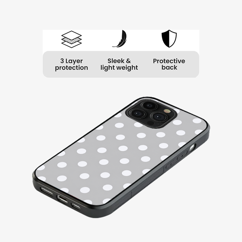 Silver Lining Dots Phone Case
