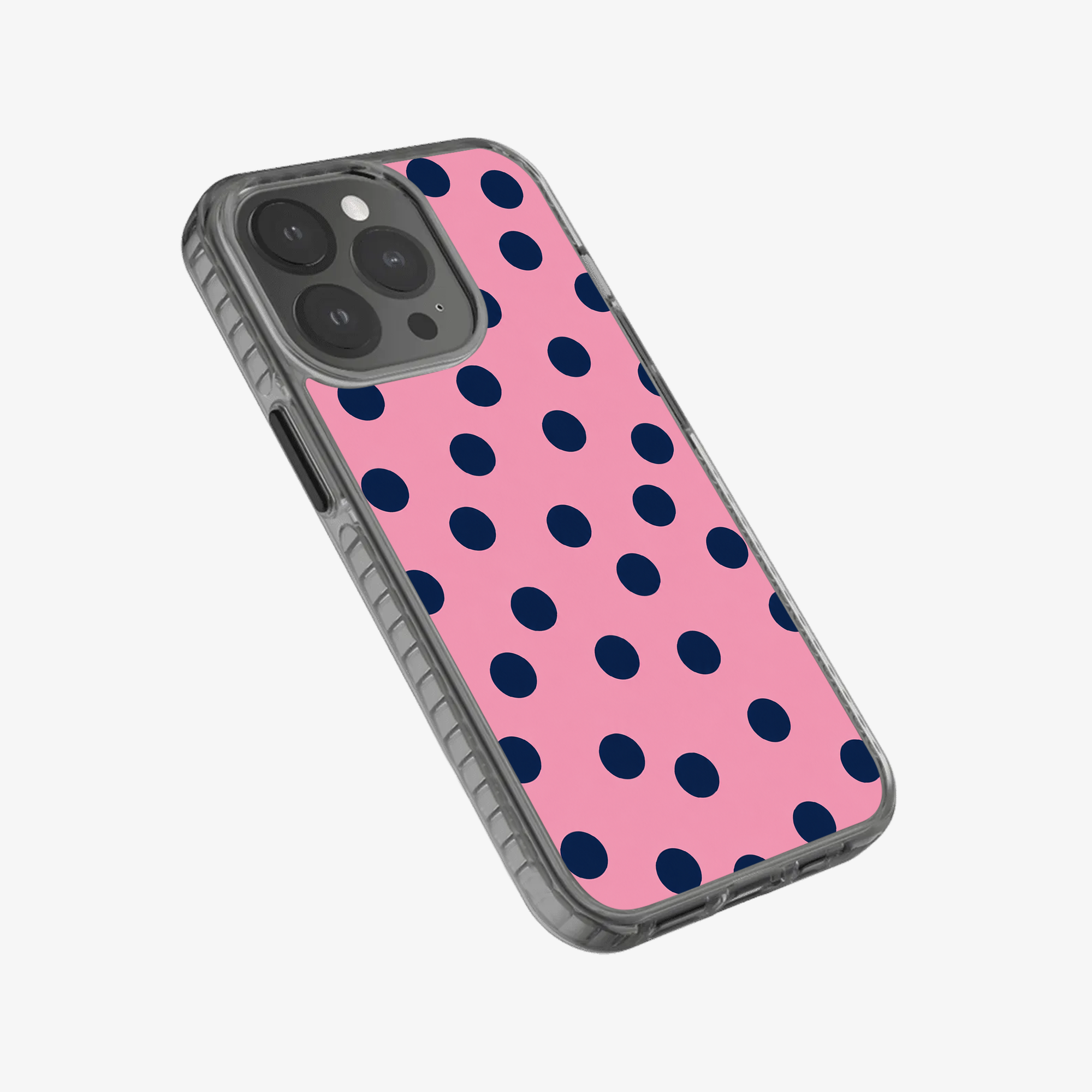 Navy Blush Dots Phone Case