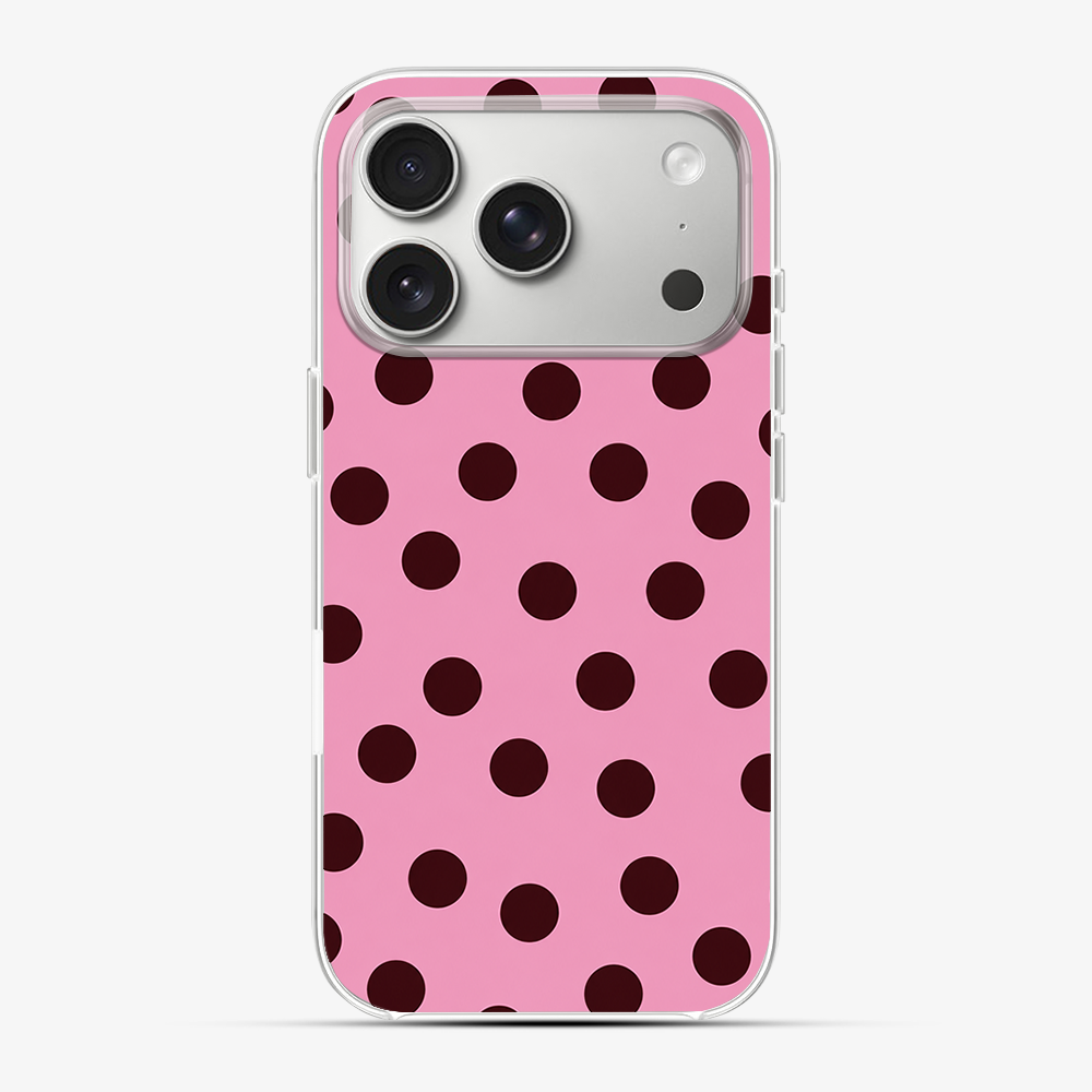 Pink Velvet Dots Phone Case
