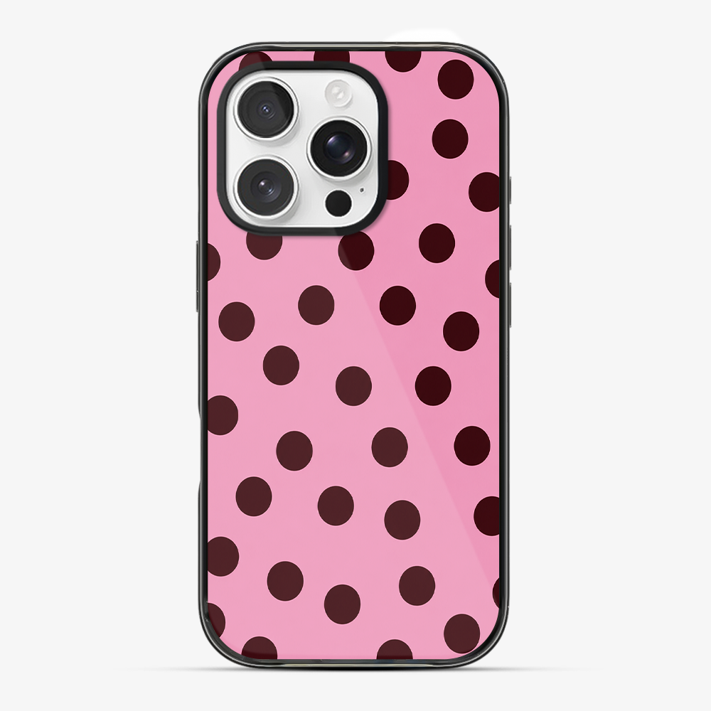 Pink Velvet Dots Phone Case
