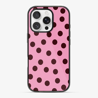 Pink Velvet Dots Phone Case