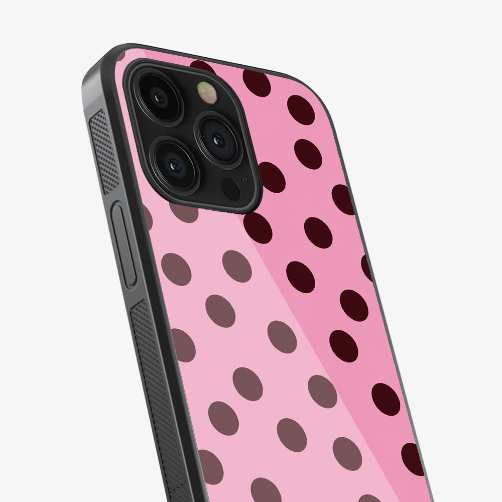 Pink Velvet Dots Phone Case
