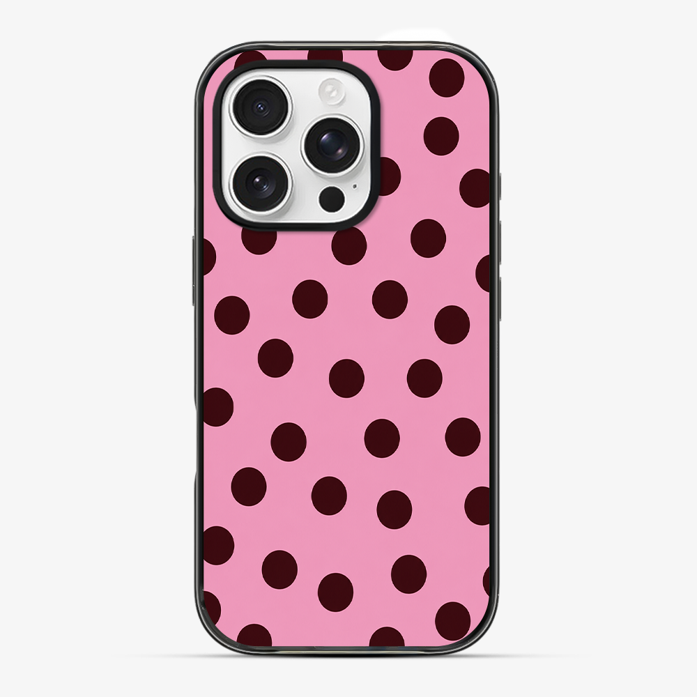 Pink Velvet Dots Phone Case
