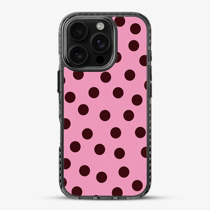 Pink Velvet Dots Phone Case