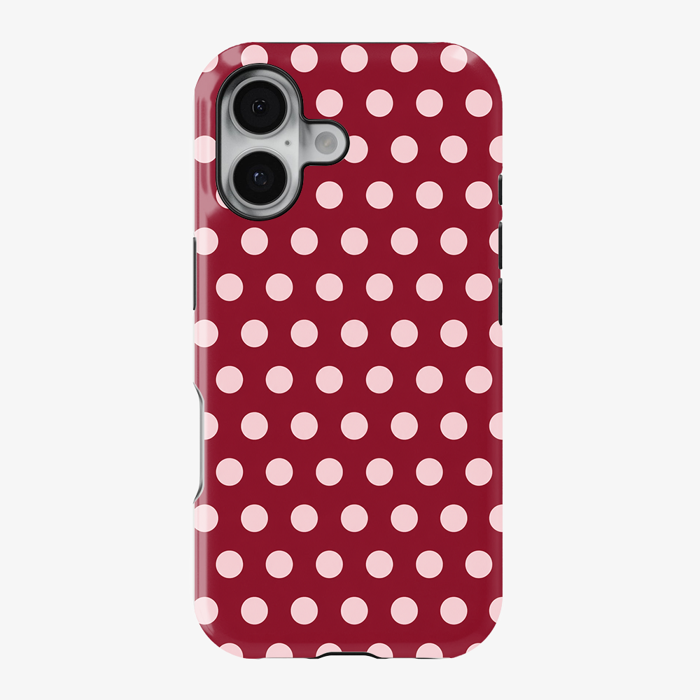 Crimson Confetti Phone Case