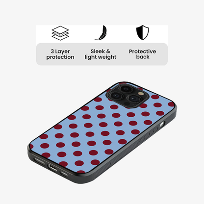 Cherry Cola Dots Phone Case