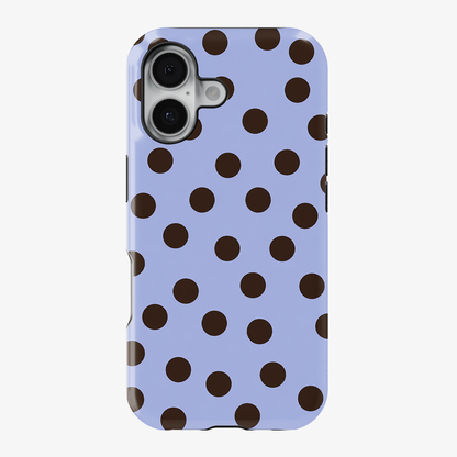 Lavender Latte Dots Phone Case