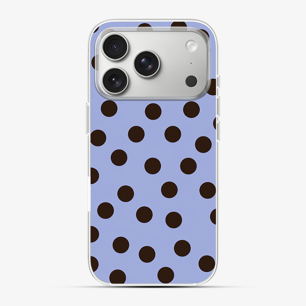Lavender Latte Dots Phone Case