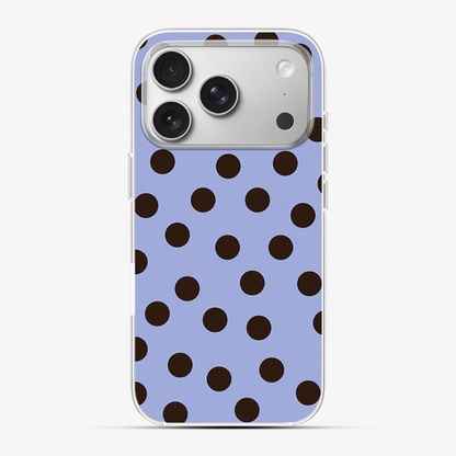 Lavender Latte Dots Phone Case