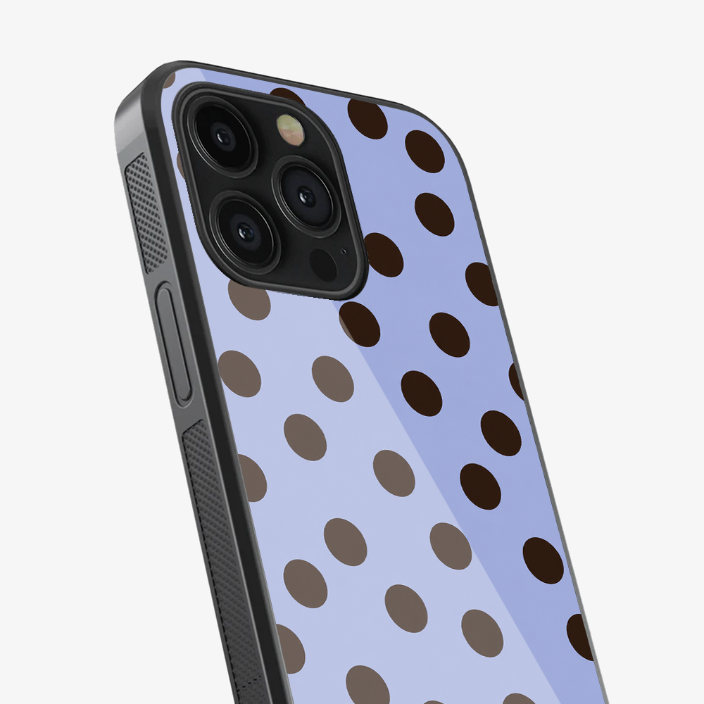 Lavender Latte Dots Phone Case