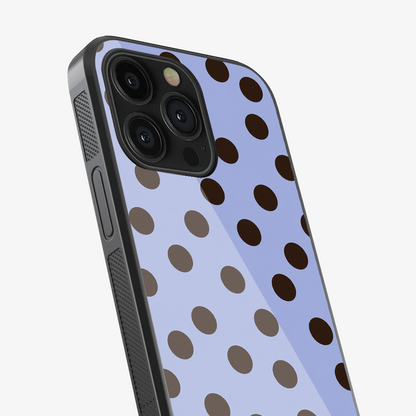 Lavender Latte Dots Phone Case
