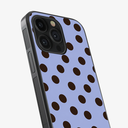 Lavender Latte Dots Phone Case