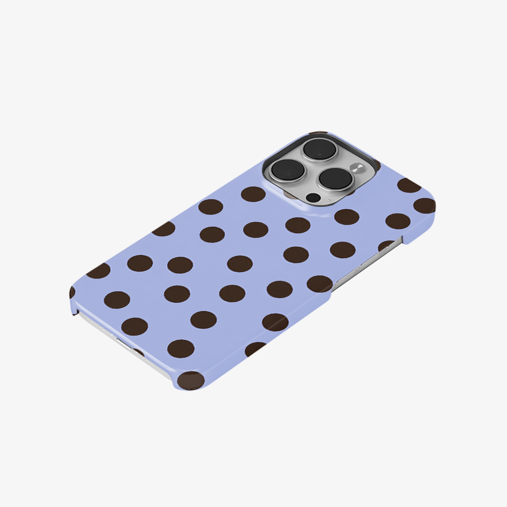 Lavender Latte Dots Phone Case