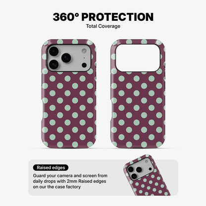 Mint Condition Dots Phone Case