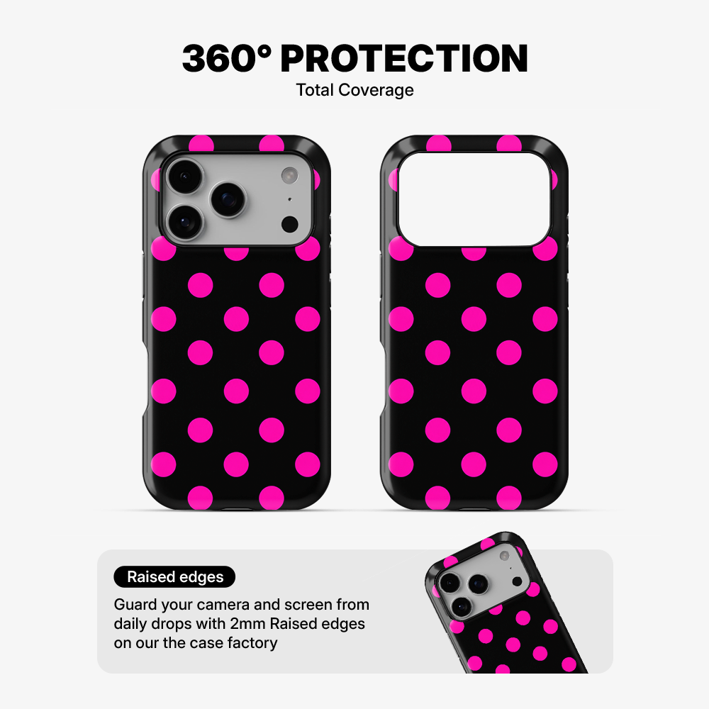 Neon Night Dots Phone Case