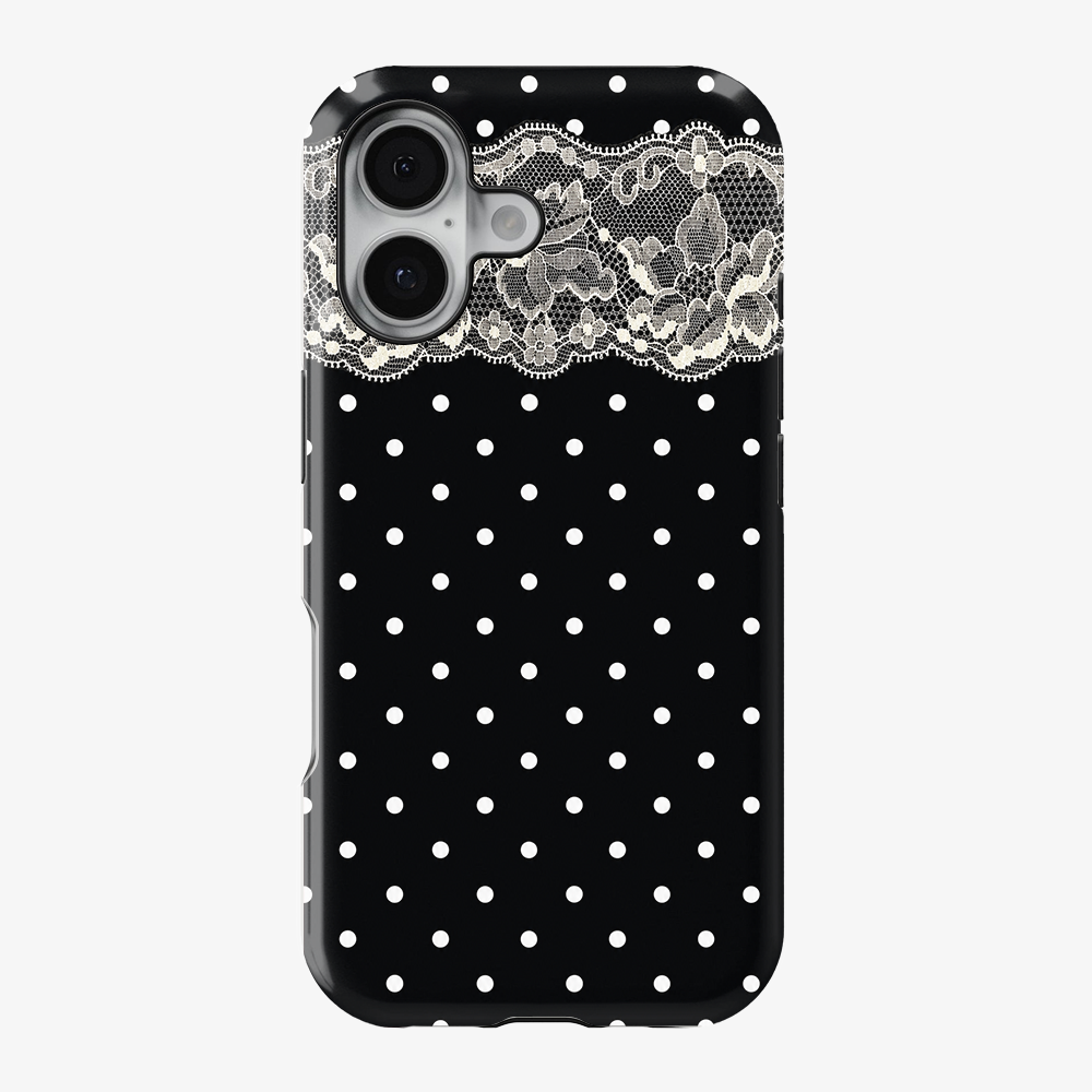 Lace & Dots Phone Case