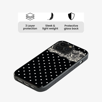 Lace & Dots Phone Case