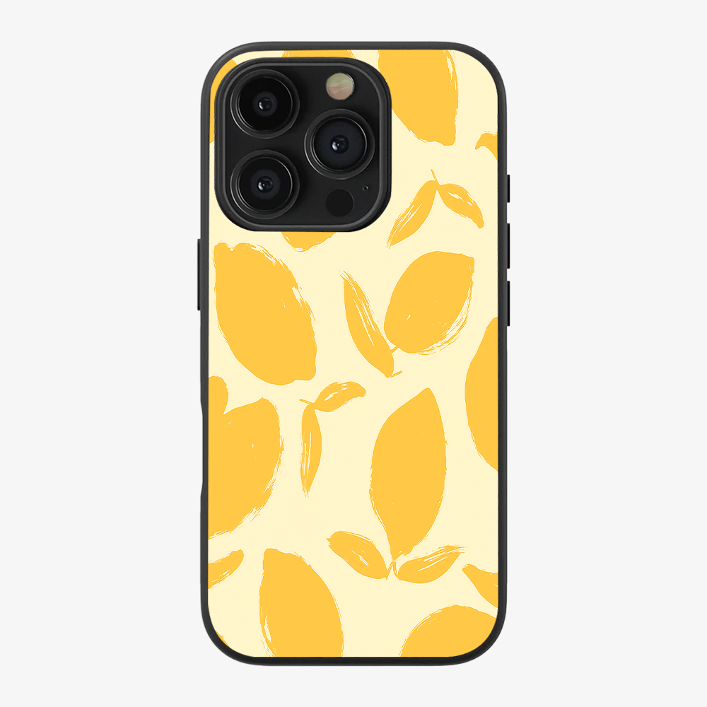 Lemon Tart Phone Case Clear Silicone Case