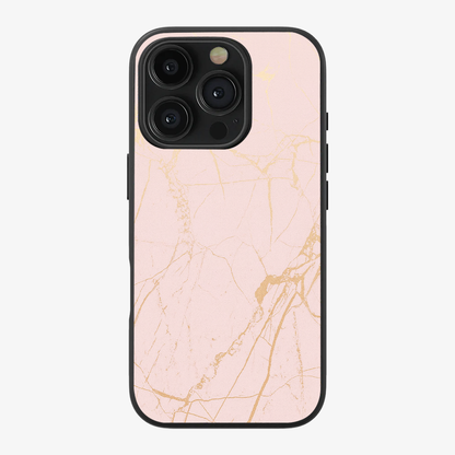 Peachy Gold Phone Case Clear Silicone Case