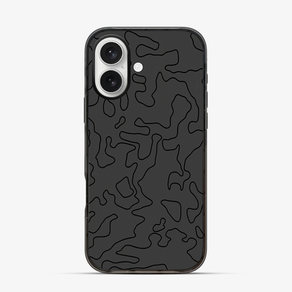 Black Rock iPhone 16 Case